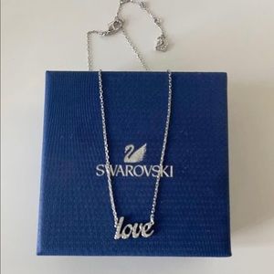 Swarovski Crystal Love Necklace